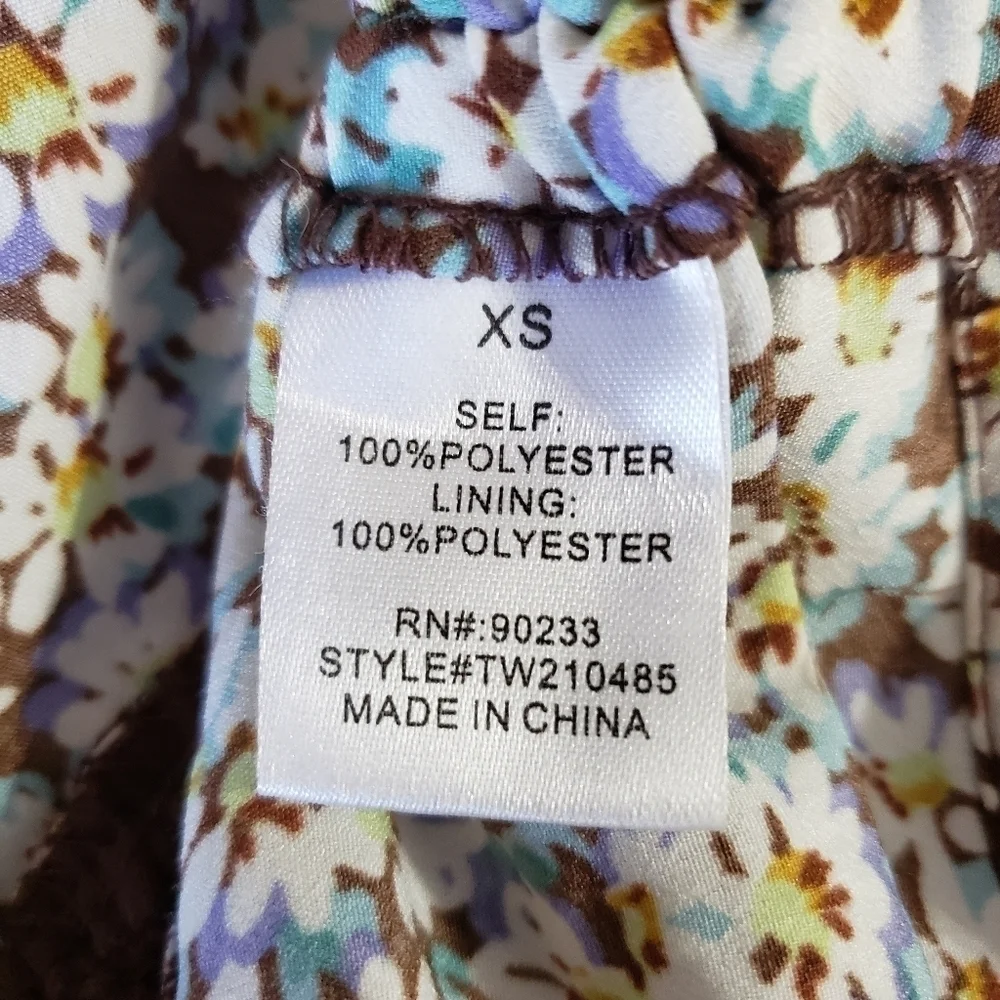 NEW PacSun L. A. Hearts Floral Backless Halter Top XS - Picture 5 of 6